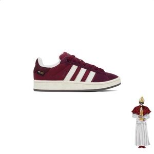 Adidas Originals Burgundy Campus 00s